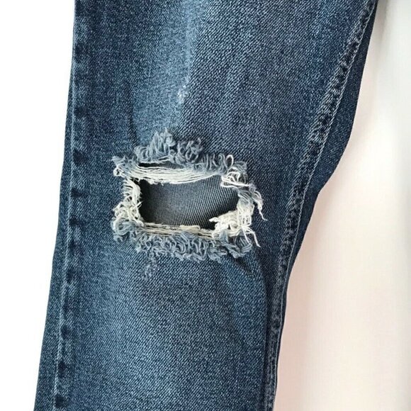 Free People Flare Ankle Jeans Blue Medium Wash 26 - Picture 4 of 9